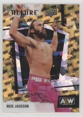 2022 Upper Deck Allure AEW AEW Logo 38/299 Nick Jackson #64 0nr3