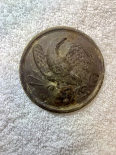 CIVIL WAR UNION CROSS STRAP BUCKLE PLATE