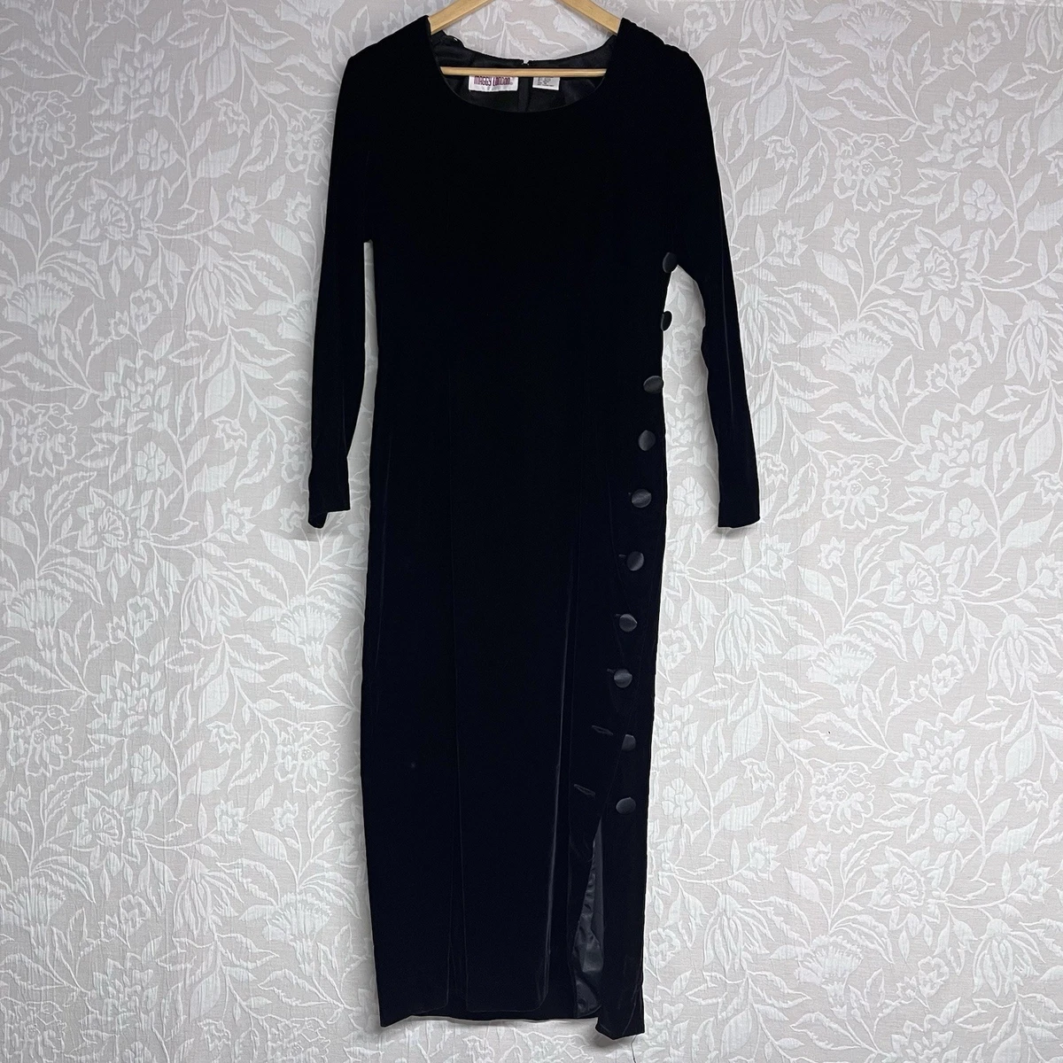 wrap dress night out Styx Wrap Dress with Fringe in Black L