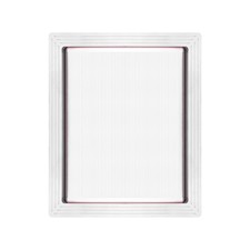 12 x 10 Zoll Aluminium Siebdruckrahmen mit 110er wei&szlig;em Netz, Siebdruckrahmen