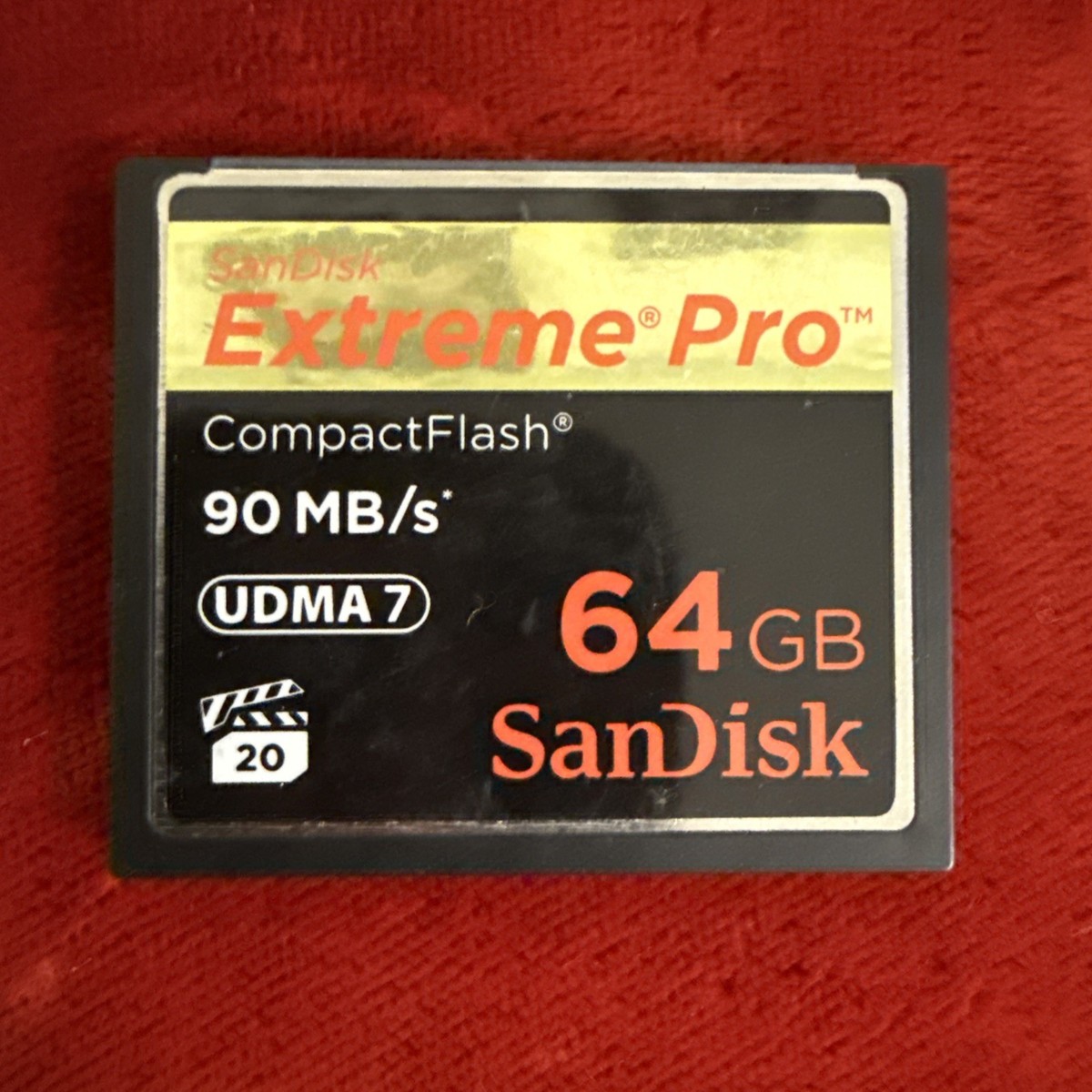 SanDisk 64GB Extreme Pro CompactFlash Card - UDMA 90MB/s | eBay