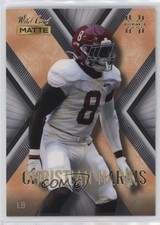 2022 Wild Card MATTE X-Plode White - Orange X Christian Harris Rookie RC g1d. rookie card picture