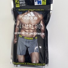 Men adidas Performance Mesh Climacool Boxer Brief 2-Pack Underwear XL