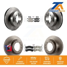 Front Rear Semi-Metallic Pads And Disc Brake Rotors Kit For K8A-106763