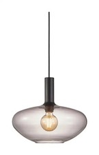 Plafoniera Grigio Alton 35 Trasparente Fumè Nordlux 48973047