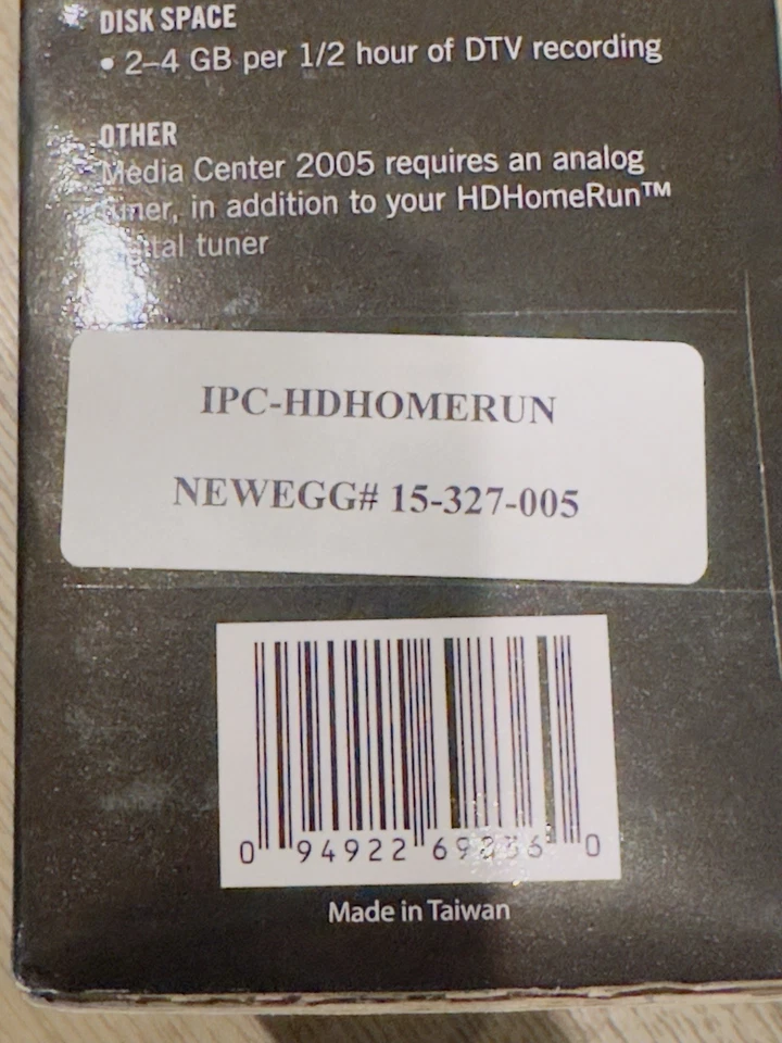 SiliconDust IPC-HDHomeRun HDTV Network Tuner NEWEGG 15-327-005 PC Entertainment - Image 3 of 4
