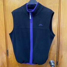 VINTAGE 90s L.L. Beans Full Zip Fleece Vest Youth Lg/ Women  s Med USA Made   