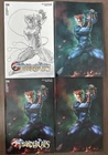Thundercats #4 (2024) Foil Variant Set Trade & Virgin LUCIO PARRILLO Dynamite NM