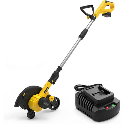 Lawn Edger 20 V Battery Powered Cordless Edger 9'' Blade 3-Position Depth