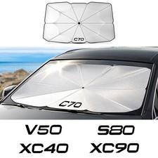 Color: Green - Car Front Shading Car Windshield Sunshade Umbrella For Volvo XC90