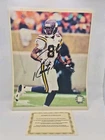 2001 Photo File INC. Randy Moss #84 MINNESOTA VIKINGS *SIGNED -10"×12.5" VINTAGE