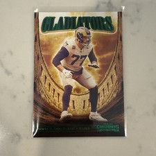 2021 Panini Contenders - Gladiators Andrew Whitworth #GLD-AWH Emerald