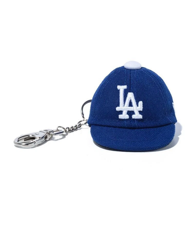 New Era Mini Cap Keychain Gift charm LA Dodgers MLB Official Blue Logo New JAPAN - Image 2 of 4