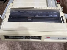 OKI Data Pacemark 3410 Dot Matrix Parallel USB Printer w/ Bottom Feed