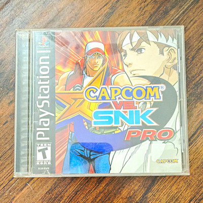Capcom Capcom vs. SNK Pro PS1 Manual Included Fighting T NTSC-U/C 2002