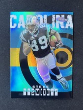 2004 Topps Finest Steve Smith Gold Refractor /50 Panthers #43