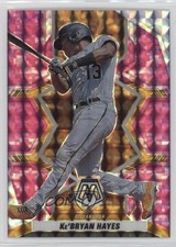 2022 Panini Mosaic Pink Camo Mosaic Prizm Ke'Bryan Hayes #43 2k3