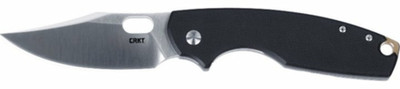 Crkt 5321 Pilar Iv 3.09'' Folding Plain Satin D2 Steel Blade/black/ss G10/ss Hand