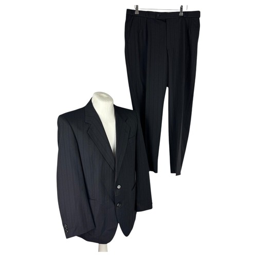 Meisterklasse Suit M Men's Black Vintage Suit 2 Piece Made in West Germany 1970s