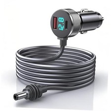 Starlink Mini DC Power Cable with Cigarette Lighter Adapter 12V-24V and 10FT