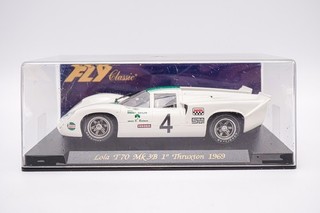 Fly 1:32 Slotcar C33 Lola T70 MK 3B Blanco Thruxton 1969 #4 | I 849