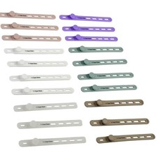 Adjustable Reusable Cord Ties Soft Silicone Cable Organizers Multicolor