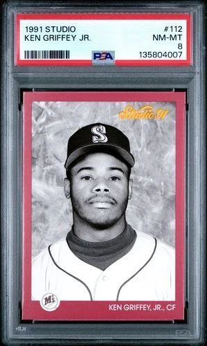 1991 Studio - Ken Griffey Jr. #112 PSA 8