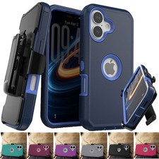For Apple iPhone 17/17 Pro/17 Pro Max/Air Shockproof Case Rugged Cover Belt Clip