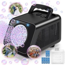 Bubble Machine Automatic Bubble Blower for Kids: Battery Operated Bubble Maker f