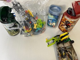 LEGO BIONICLE Bulk Lot, Figures 8742,8562,8605 Not all Complete +Bag of  Pieces