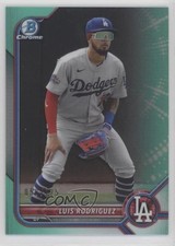 2022 Bowman Chrome Prospects Aqua Refractor 50/125 Luis Rodriguez #BCP-47 2l4