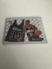 1996 Score Board Basketball Rookies - Jerseys Ray Allen #J4 (RC)  UCONN Comb Shp