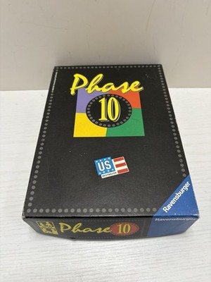 Phase 10 Card Game Ravensburger 2001 Edition Vintage   As Is
