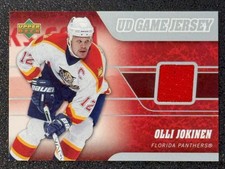 2007-08 Upper Deck Game Jerseys Olli Jokinen Jersey 1 color Florida Panthers