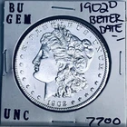 1902 O BU GEM MORGAN SILVER DOLLAR UNC MS+++ U.S. MINT RARE COIN 7700