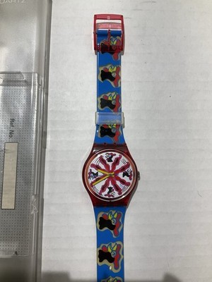 Maxi Swatch マキシスウォッチ CHICCIRICHI MGR112 Vintage 1992 Swatch Maxi Wall Clock Chicchirichi MGR112