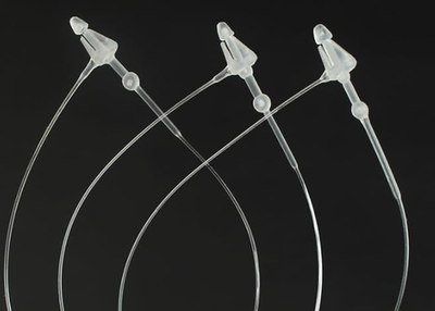 #ad 3 Inch 500 Pcs Plastic Fasteners Hang Tags Clear Snap Lock Pins Security Loop Pr $8.20