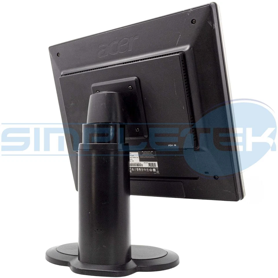 Acer AL1715 Screen Monitor LCD Display 17" 4:3 5:4 VGA Audio Multimedia Speakers - Image 3 of 4