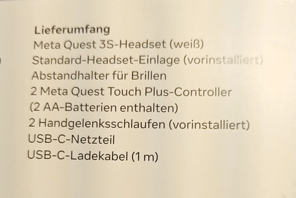 Meta Quest 3S 128 GB (VR-Brille, Mixed Reality-Brille) - Bild 4 von 4