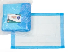 TWO packs (200 count total) Dynarex Disposable Underpads 17"x24" Non-Sterile