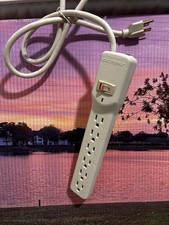 ELECTRIPAK 6-Outlet White Surge Protector Power Strip