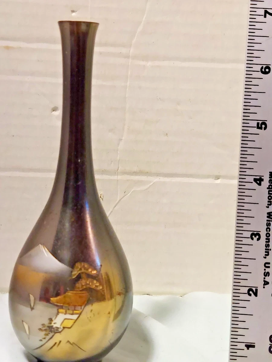 Chokin 花瓶日本古董花瓶| eBay