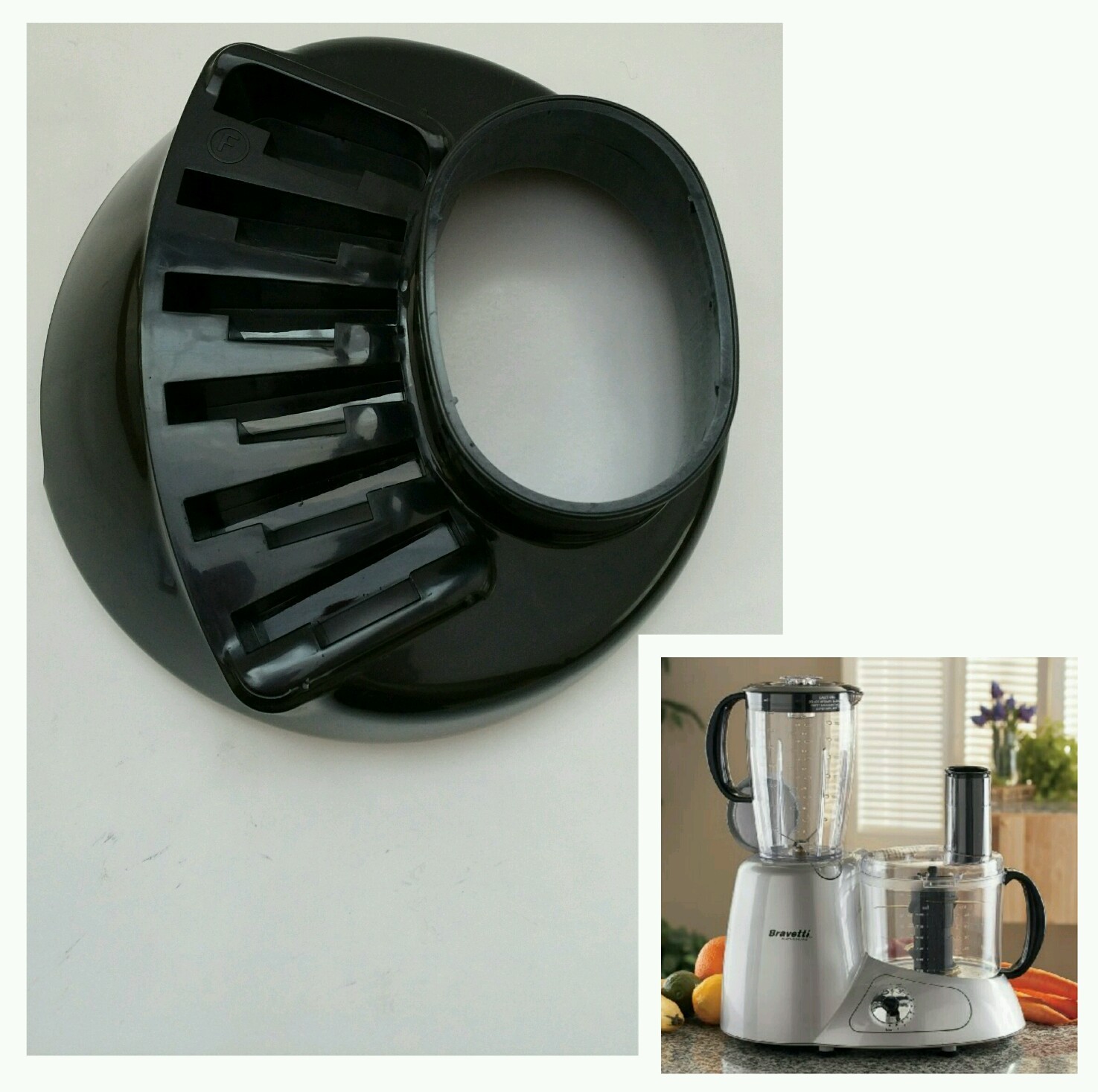 NEW Bravetti Platinum Pro Food Processor/Blender BP101H Parts Blade