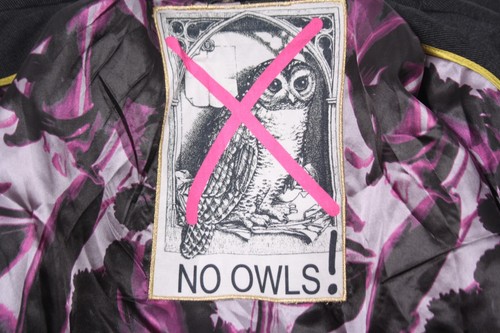 St-martins Tweed Blazer 'No owls!' size 38/M - Picture 8 of 13