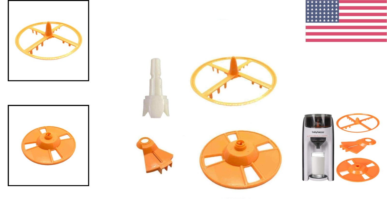 ベビーブレッツァ 便利な交換パーツ付き Repair Kit: 5 Replacement Parts for Baby Brezza Formula Pro