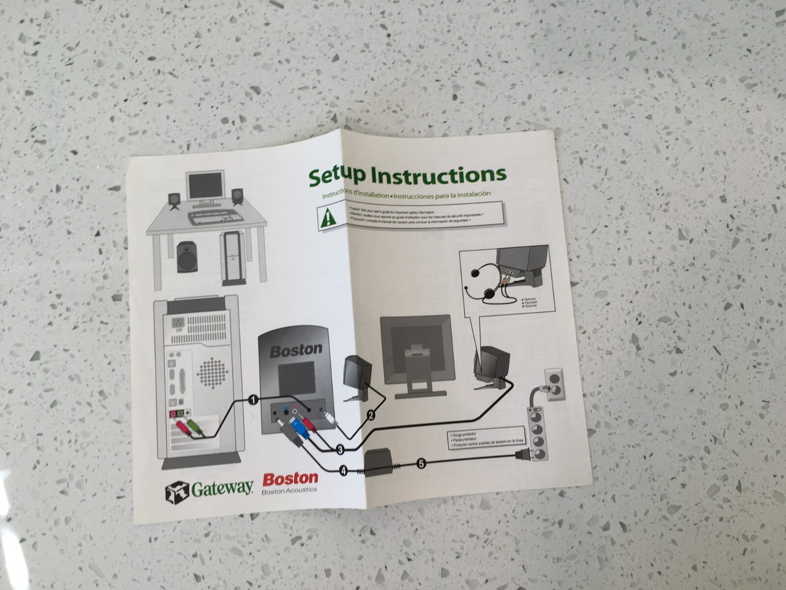 Gateway Operating System, Backup CDs, Brochures, and Set Up Bundle ...