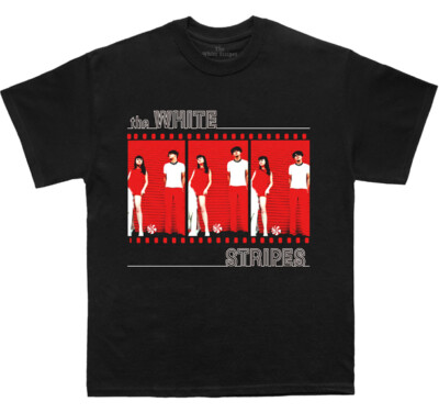 The White Stripes T-shirt - Jack and Meg White Film Strip Shirt