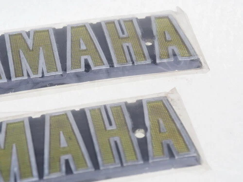 Yamaha DX100 DX-100 LS100 GREEN Emblem Fuel Gas Tank L/R NEW - Image 2 of 4