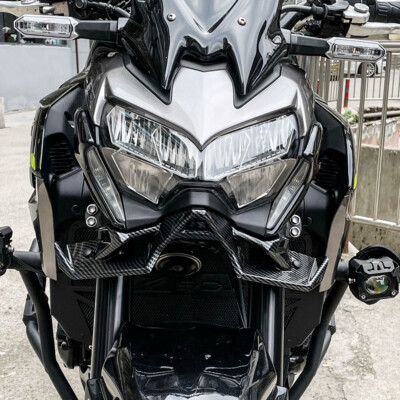 Carbon Fiber Front Downforce Spoilers For Kawasaki Z 900 2020