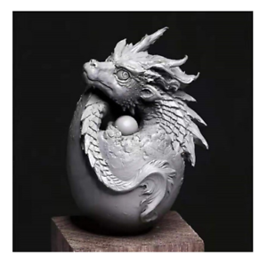 3D Baby Dragon Egg Reusable Silicone Mold Resin Craft Plaster DIY Decor Charm